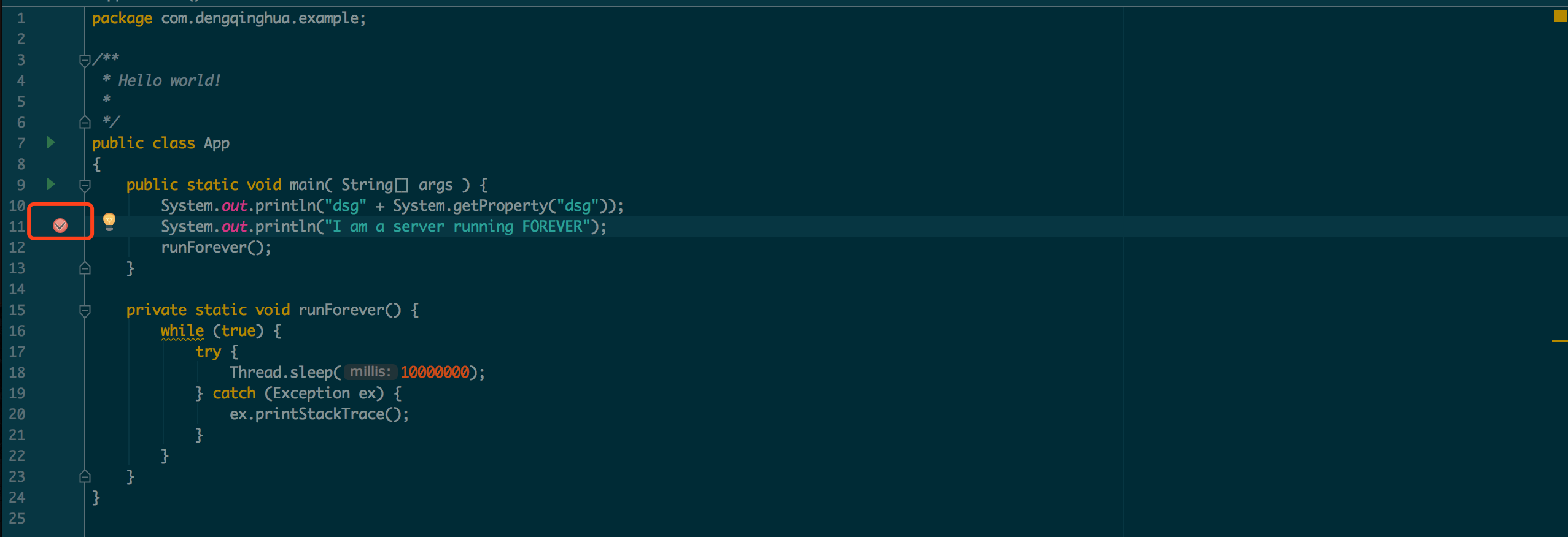 addBreakPoint