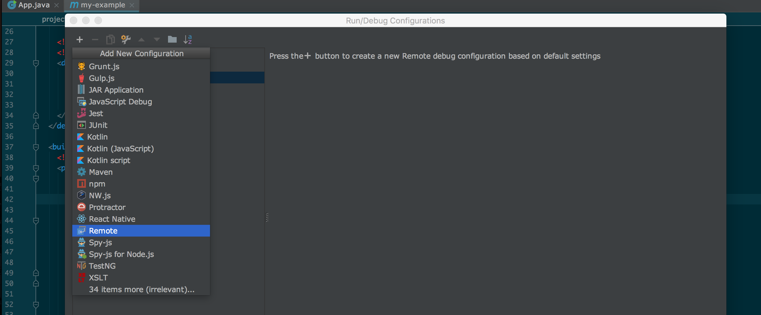 addRemoteDebug
