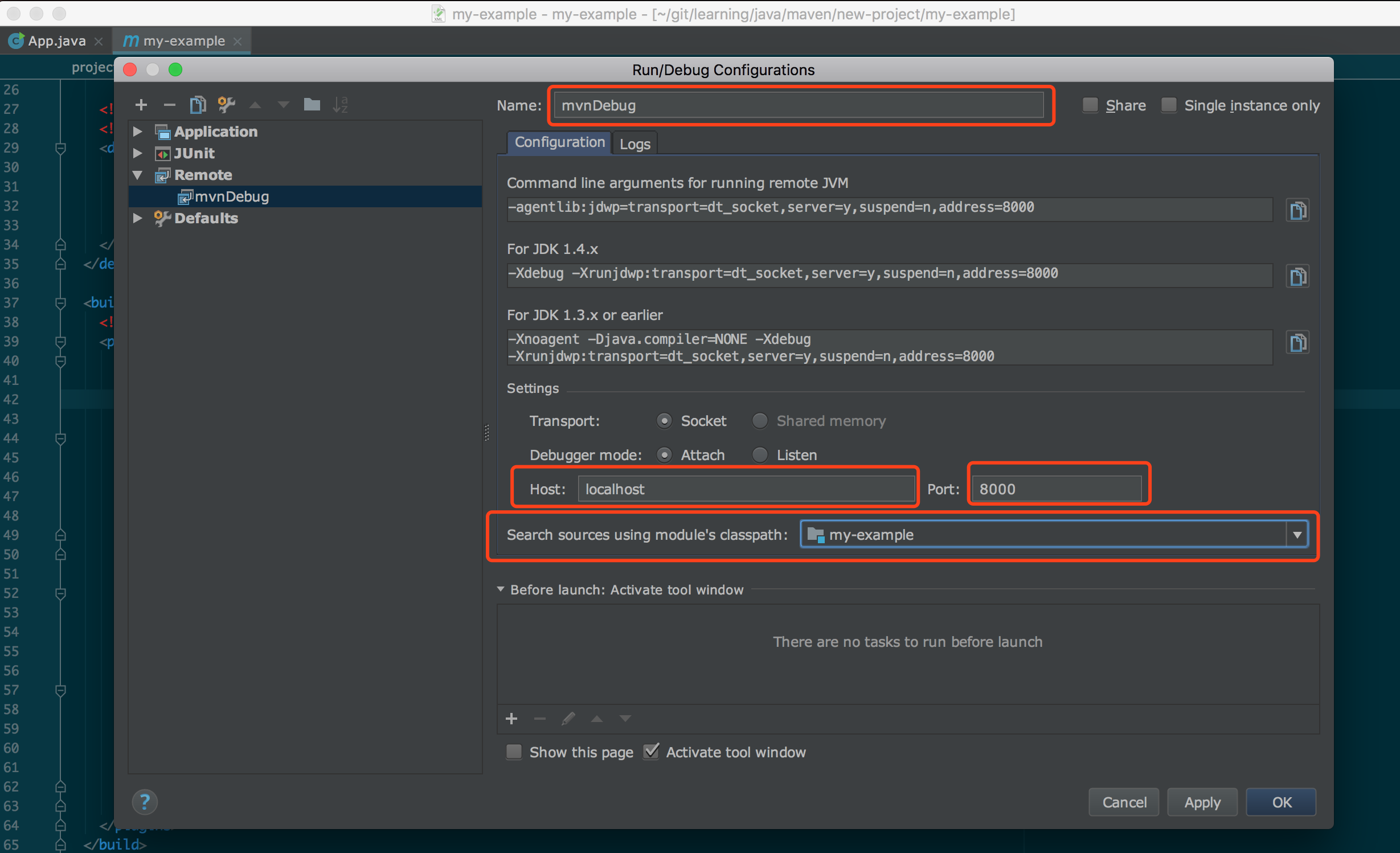 createMVNDebug